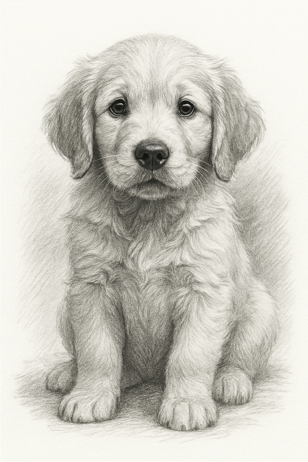 Custom pet portrait by The Family Portrait Company